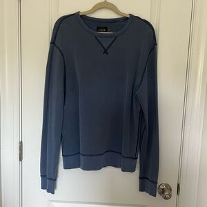 J.Crew Men’s Blue Longsleeve Crewneck - Size medium